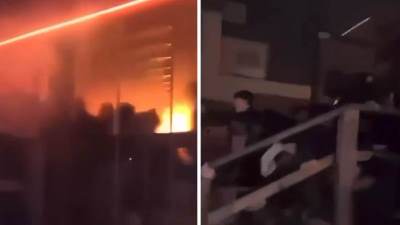  Novi snimak požara u klubu kod luksuznog skijališta 