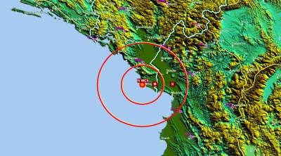  Zemljotres jačine 2,9 stepeni registrovan u Ulcinju 