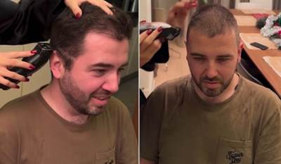  Šok transformacija Aleksandra Kosa: Isplivao snimak iz stana Čede Jovanovića, njegova ćerka ga ošišala na ćelavo 