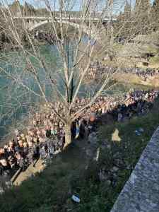  U Podgorici na sastavcima do Bogojavljenskog krsta prvi doplivao Sava Turović iz Andrijevice 