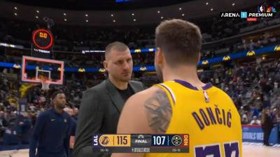 Dončić oborio Jokićev rekord, a onda mu je Srbin prišao: Pogledajte šta mu je odmah rekao 