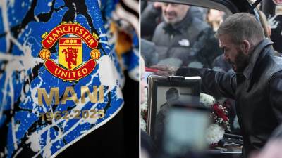  Mančester junajted pod grbom napisao ime pokojnog muzičara: I Dejvid Bekam mu se poklonio na sahrani 