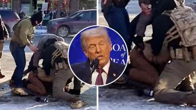  Tramp se povlači pred demonstrantima u Minesot 