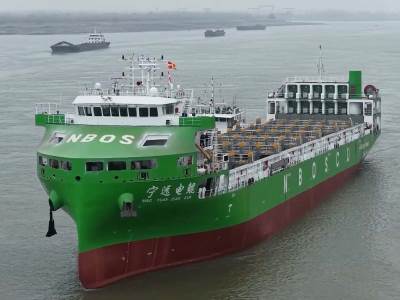  Kina testira najveći električni kontejnerski brod na svijetu 