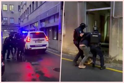  POGLEDAJTE KAKO JE PRIVEDEN OSUMNJIČENI ZA PALJENJE "BRABUSA" BAKA PRASETA 