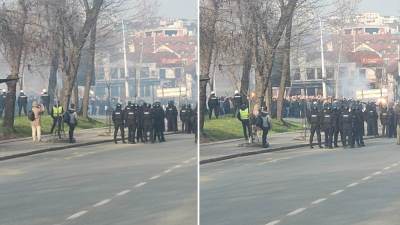   Navijači Partizana pred Marakanom 