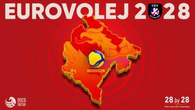  Crna Gora dobila organizaciju Evropskog prvenstva za odbojkaše 