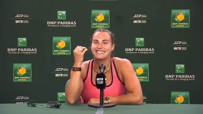 "Nadam se da će ih ometati sjaj dijamanata": Arina Sabalenka ne skida prsten od 1.000.000 dolara 