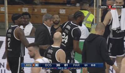  Nevjerovatan peh za Partizan, centar hramljući napustio teren: Povrijedio se na "+45" u Sarajevu 