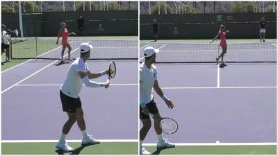  Arena Sabalenka prekinula trening Novaka Đokovića i napravila šou: Šetala kao na modnoj pisti, Nole  