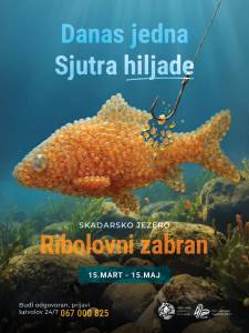  Ribolovni zabran u NP Skadarsko jezero od 15. marta 