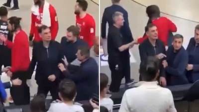  Barcokas htio da se bije sa navijačima: Isplivao novi snimak haosa sa meča Olimpijakosa 