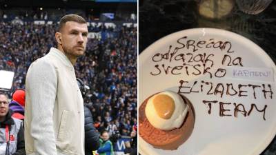  Edina Džeka sačekalo posebno iznenađenje u Beogradu: Došao u Srbiju da oporavi, a ovo mu je ogrijalo 