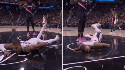  Stravičan pad Viktora Vembanjame: Dva puta udario glavom u parket i pao u nesvijest 