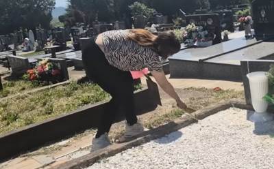  Miljana Kulić terala Viki Miljković da joj pjeva na groblju: Bizarna scena u Nišu, ljudi gledaju sni 