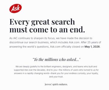  Internet više neće biti isti: Ask.com ugašen nakon 25 godina 