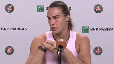  Sabalenka prekinula konferenciju 