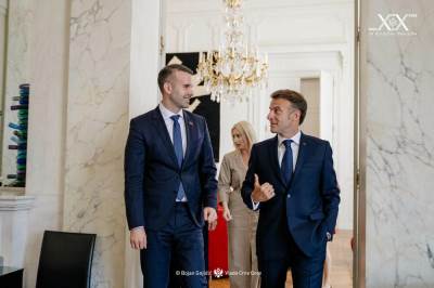  Milojko Spajić Emanuel Makron 