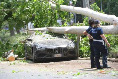  Vjetar čupao drveće i nosio krovove kuća: Detalji tornada u Rimu, isplivali jezivi snimci nevremena (Video) 