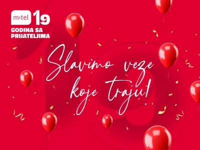 MTEL pripremio specijalne akcije za korisnike povodom 19. rođendana. 