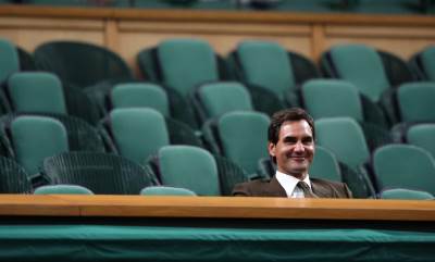  Federer ostao potpuno sam u loži, a onda je morao napolje 