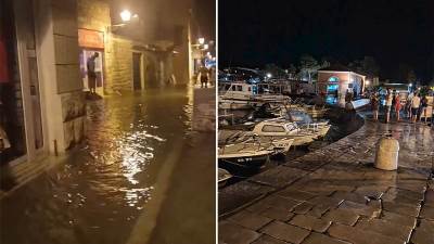  Meteocunami pogodio Hrvatsku, potop nastao u sekundi: Turisti bježali od mora, brodovi dodirivali dn 