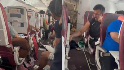  Putnik zadobio prelom kičme uslijed jezivih turbulencija: 