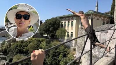  Muškarac zbog Lepe Brene skočio sa mosta: Ona odmah objavila snimak (Video) 