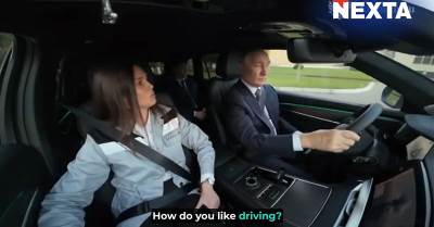  Putin provozao novi ruski automobil: "Uplašili su se, mislili su da sam početnik" (Video) 