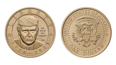  donald tramp kovanica 