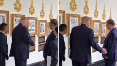  Si Đinping se grohotom nasmijao pred kamerama: Tramp mu pokazao Bajdena u Bijeloj kući, snimak zapal 