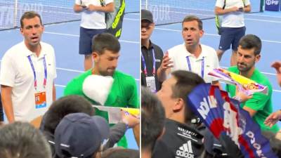  Novak Đoković pogođen u lice 