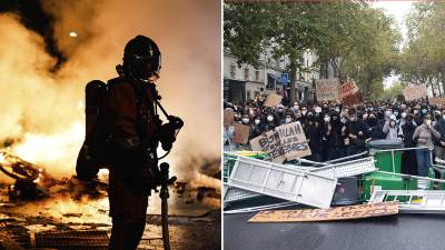  Ulice Francuske u ruševinama poslije protesta i pljački 
