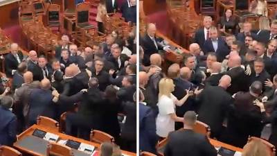  Šest poslanika suspendovano nakon tuče u parlamentu Albanije: Jedan nasrnuo na predsednika skupštine 