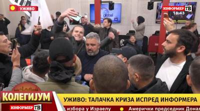  Građani upali u televiziju "Informer" 